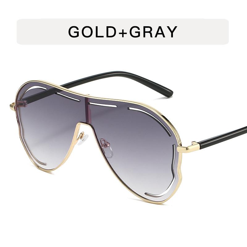 European American Style Sunglasses Male Big Size Hollow Out Women Sunglasses Vintage Stylish Sun Glasses for Woman