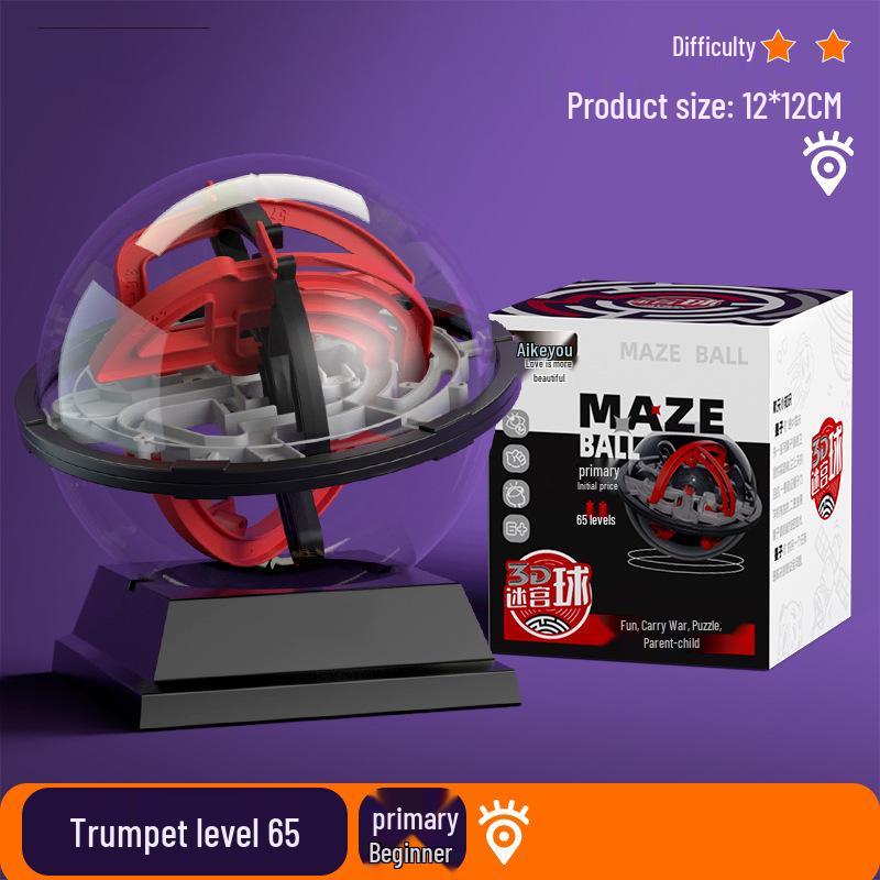 Children s 3D Maze Ball: Educational Hand-Eye Coordination and Stress Relief Toy