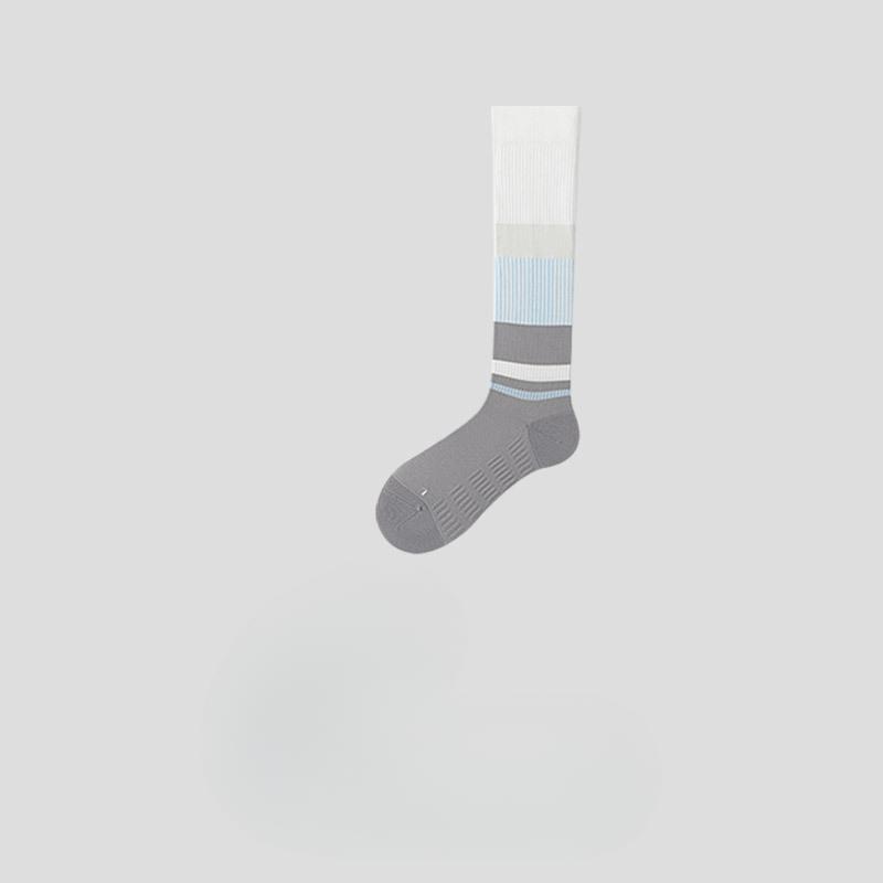 Professional Yoga, Sports and Fitness Calf Socks, Women's Horizontal Stretch Pressure Socks, Slimming, Fashionable and Versatile Long Stockings