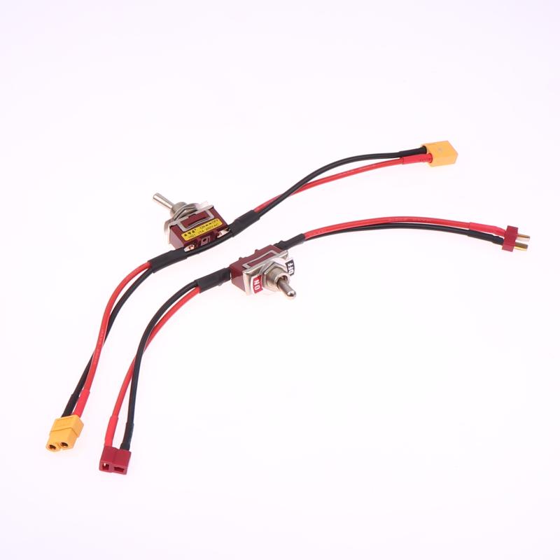 1 Piece Xt60 Xt90 T-Plug Power On-Off Toggle 12/14Awg Large Current High Load Switch For Ebike Rc Airplane Esc Motor Connecting