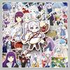 Frieren: Beyond Journey's End Waterproof Anime Stickers - 50 Sheets for Creative Decoration