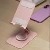 Macaron Phone Holder: Foldable 360° Rotating Desktop Stand with Logo Customization