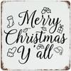 Christmas Metal Wall Art for Home Living Room Kitchen Decor