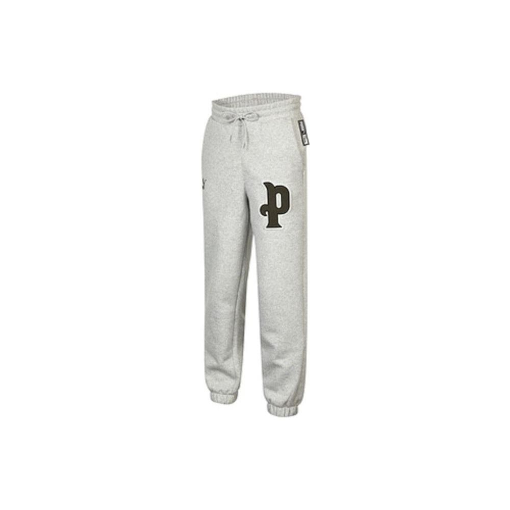 

Брюки мужские Puma Letter Print Knit Comfort Серые 536183-04