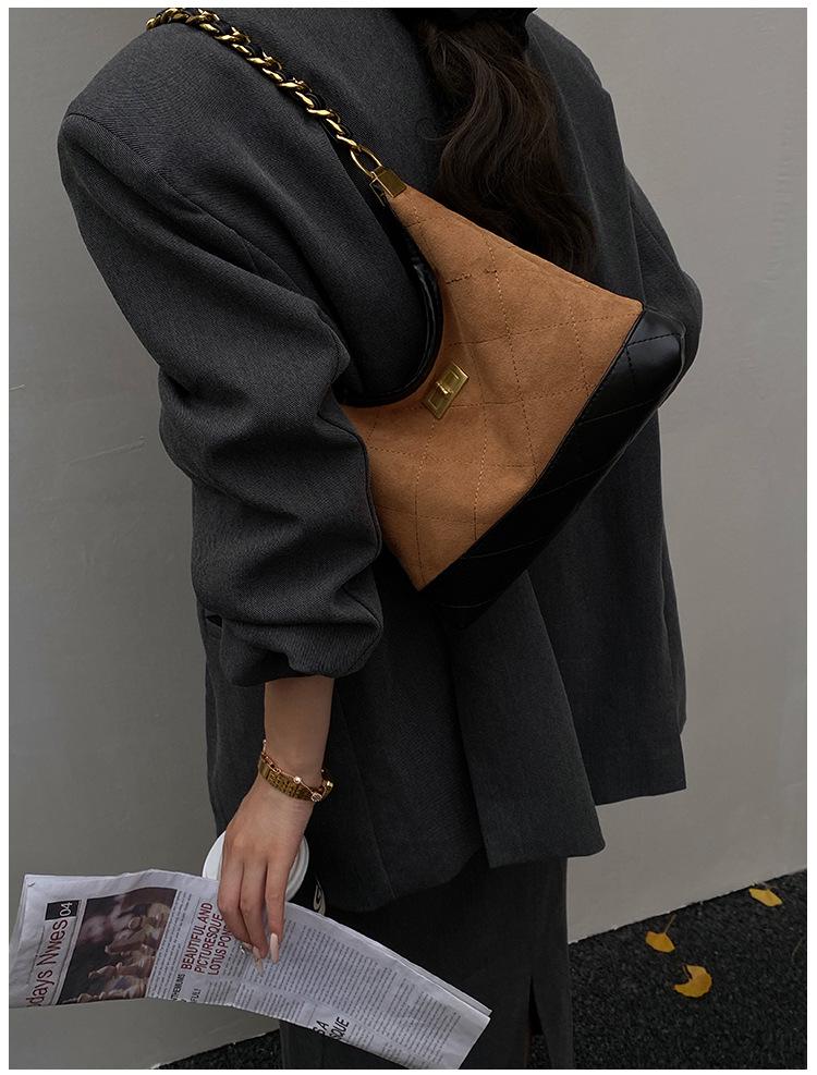 Women's 2025 High-End Retro Versatile Crossbody Shoulder Bag - European & American Fashion Dumpling Design