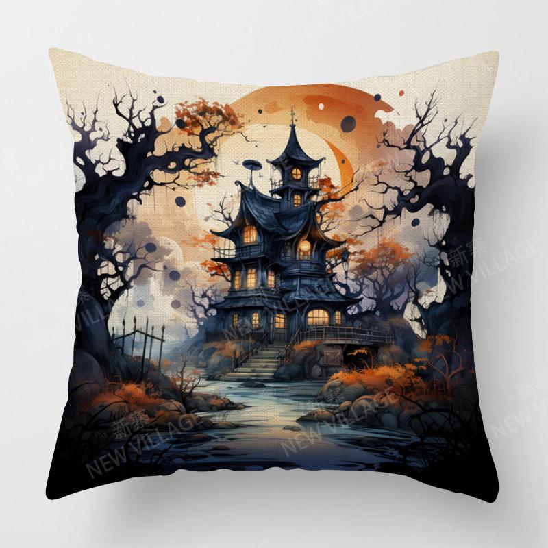 Decorative Cushion Home Living Room Decor Throw Pillow Cover 40*40 40x40cm 60x60cm 45x45cm 50x50cm Pillowcase Halloween Autumn