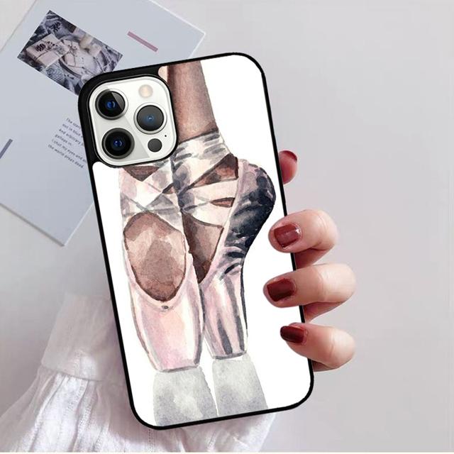 

Ballet Ballerina Dance Shoes Phone Case Back Cover for iPhone 17 Air 16 15 14 13 11 12 Pro Max PlusS Shell Coque iPhone 13
