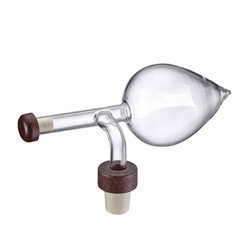Glas Weinaerator Pfirsichform Rotweinflaschenausgießer Schneller Weindekantierausgießer Professionelles Ernüchterungsgerät Alkoholdosierer