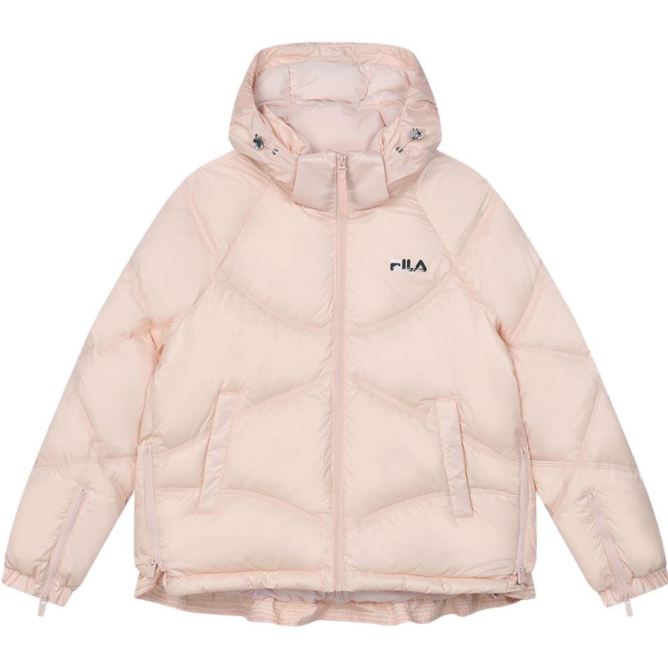 Fila Loose Warm Hooded Down Jacket Women Outerwear Salt-Pink F11W349923F-LP