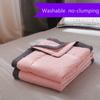 Frühling Sommer Einfarbig Steppdecke Maschinenwaschbar Baumwollsteppdecken Weiche Hautfreundliche Decke für Kind Erwachsene Bett