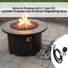 Universal Gas Grill Regulator and Hose Low Pressure Gas Regulator Replacement with Hose Easy To Installation