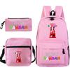 Spotted Garden Primary School Bag Shoulder Bag Pencil Bag Three-piece Set
