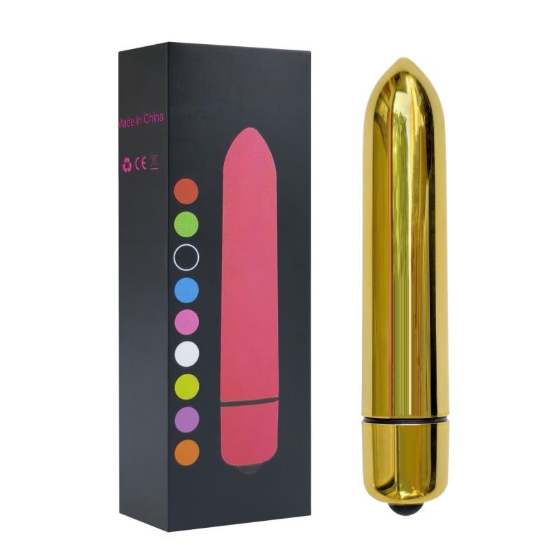 10-Frequency Pointed Bullet Vibrator for Women - Single-Frequency Massager for Mood Enhancement