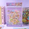 22 Stickers Per Pack Melody Town 8.0 Series Miniature Scene Collection Fun Cute and Creative DIY Decorative Sticker Book
