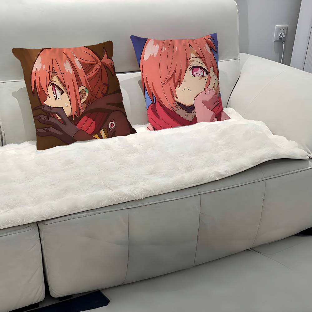 M-mitsuba ANIME Kissenbezug Abnehmbarer Waschbarer Kissenbezug – Ganzjahresweichleinen