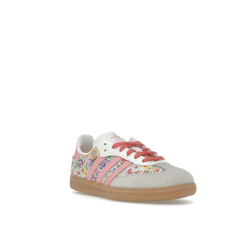 Liberty London X Adidas Samba OG C Floral Embroidery Kids Sneakers Cream Supplier-Colour JI0281