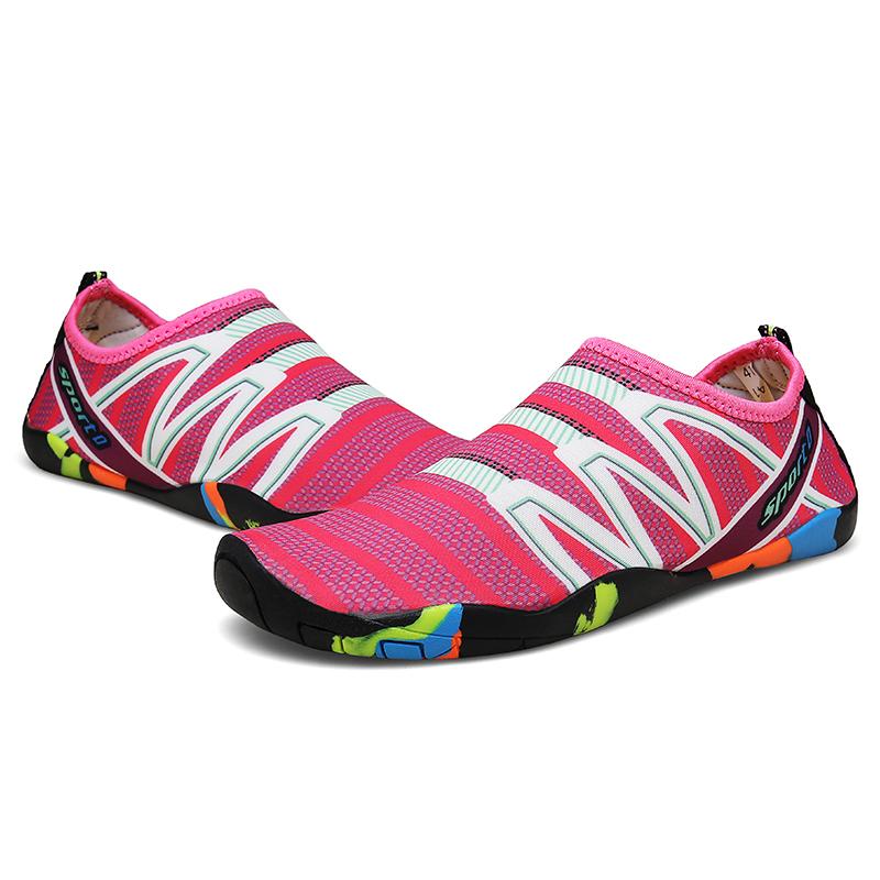 Men Women Aqua Water Shoes Quick Dry Barefoot Swim Sandals Drainage Wading Sneakers for Beach Yoga Diving Surf Camping Running