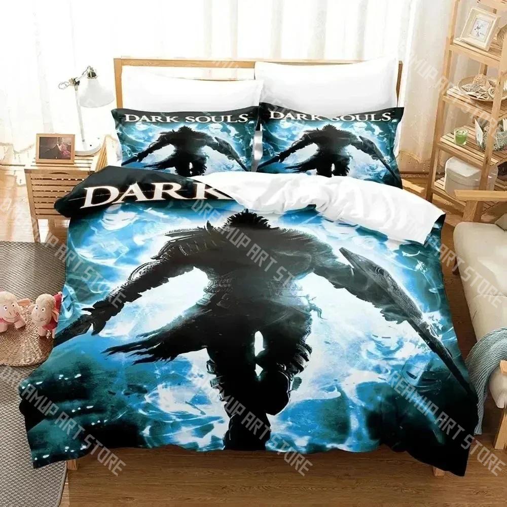 Fashion Dark SoulS Game Bedding Set Single Twin Full Queen King Size Bed Set Kids Bedroom Duvetcover Sets Bed Sheet Set