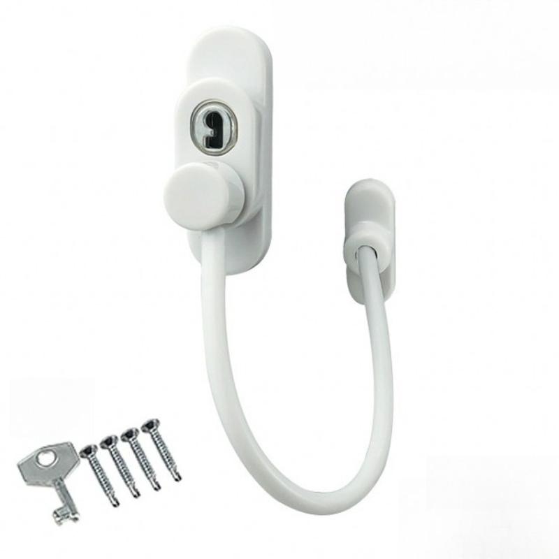 

Window Snap Locks, Casement Window Limiters, Sliding Door Locks, Protective Anti-theft Doors and Windows, Safety Locks No білий
