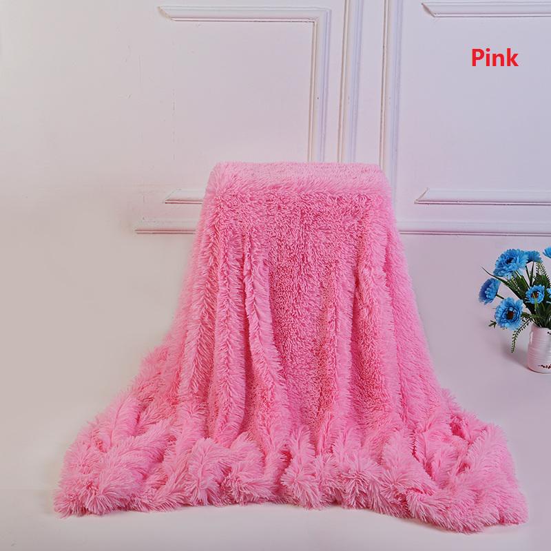 Super Soft Blankets For Beds Shaggy Faux Fur Blanket Ultra Plush Decorative Blanket White