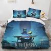 Game Little Nightmares Duvet Cover Pillowcase Bedding Set Adult Boy Girl Bedroom Decoration Children Gift Single Double Size