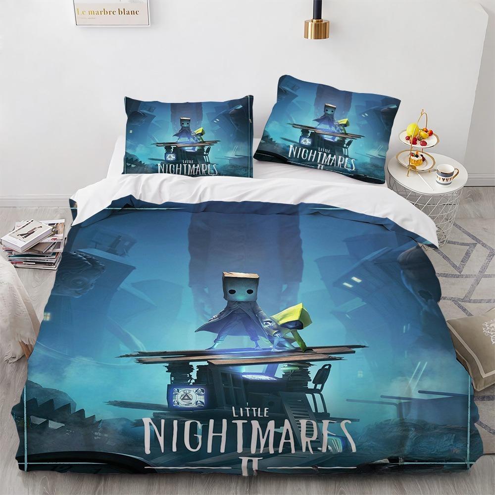 Game Little Nightmares Duvet Cover Pillowcase Bedding Set Adult Boy Girl Bedroom Decoration Children Gift Single Double Size