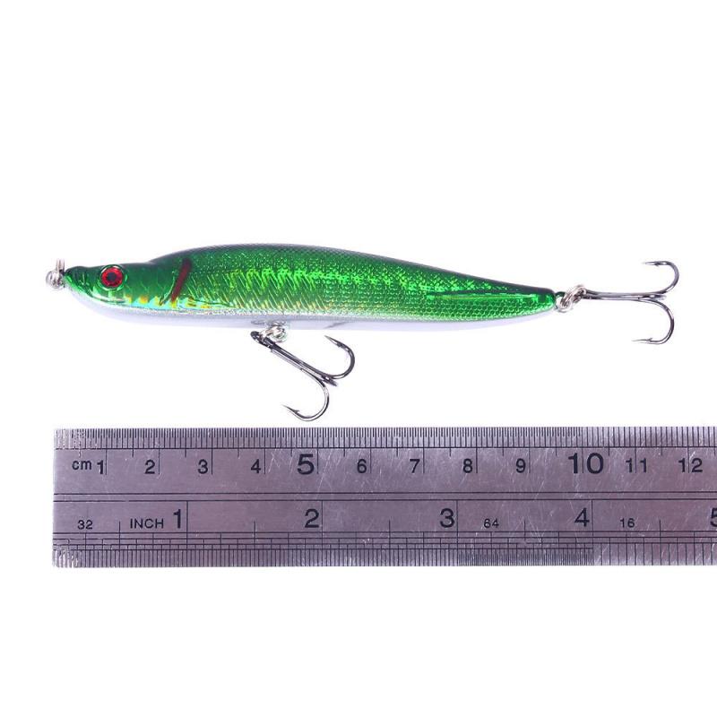 Long Casting Sinking Pencil Lure Bait9.5cm16g6No. Hook with Upturned Tip, Specially Designed for Freshwater and Sea Fishing, Har