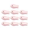 10 Pieces Artistic Double Sided Ceramic Fish Beads Crafting Supplies Spacers For Homemade Jewelry Phone Chains
