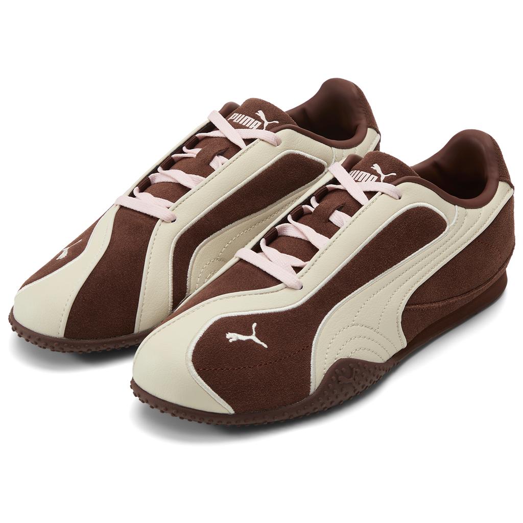 Puma Bella V2 Suede Classic Versatile Low-Top Lifestyle Shoes Unisex sneakers Brown 404709-02
