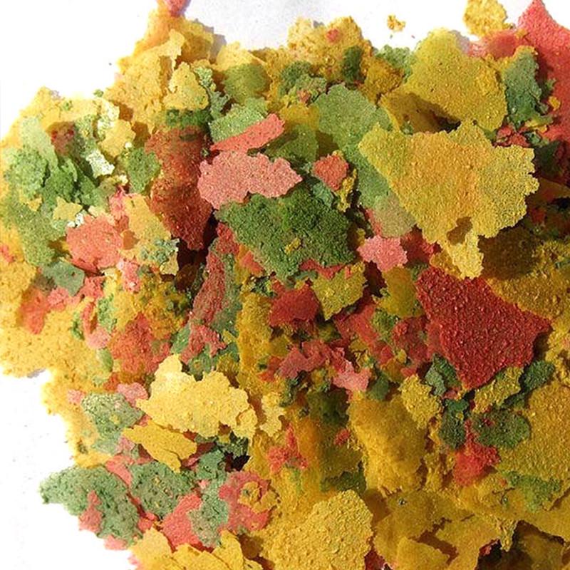 100g Fresh Tropical Ornamental Fish Thin Slice Food Aquarium Fish AF Feed Fish Seedling Fattening Food Family Garine Ornamental