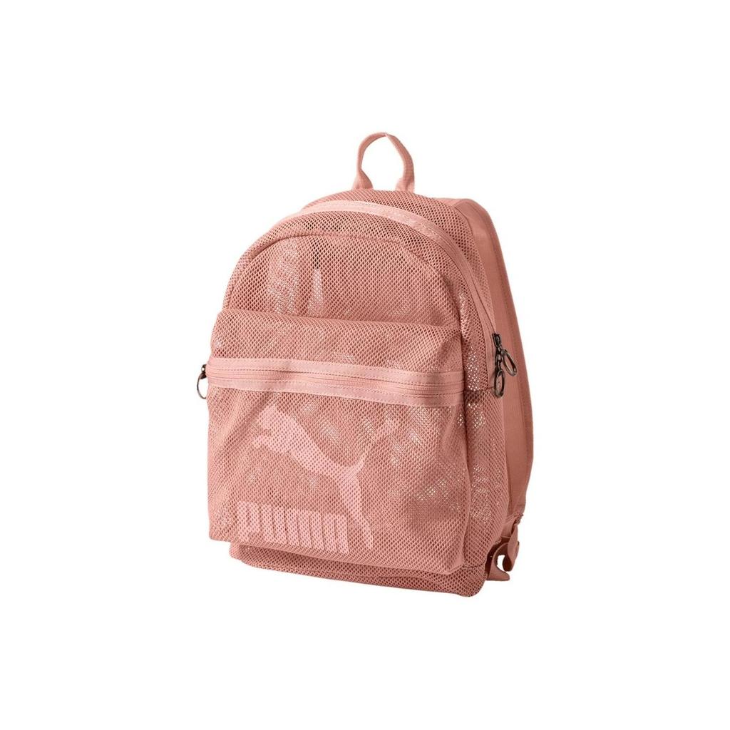 Puma Originals Mesh Fabric Backpack Unisex Backpacks Pink 075425-02