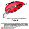Umpan Katak 4Cm/5.6G Soft Frog Fishing Lure Mini Soft Lure Double Hooks Top Water Ray Frog Artificial Bait