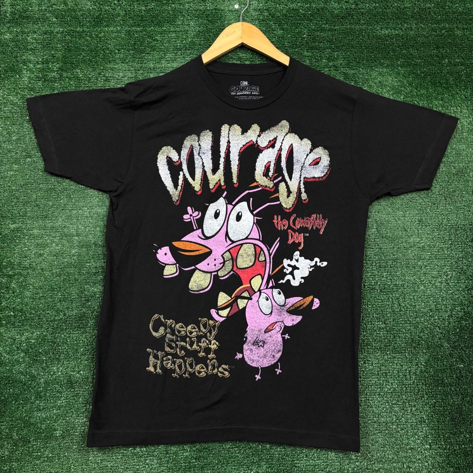 Cartoon Network Courage the Cowardly Dog Size Medium Unisex T-Shirt L