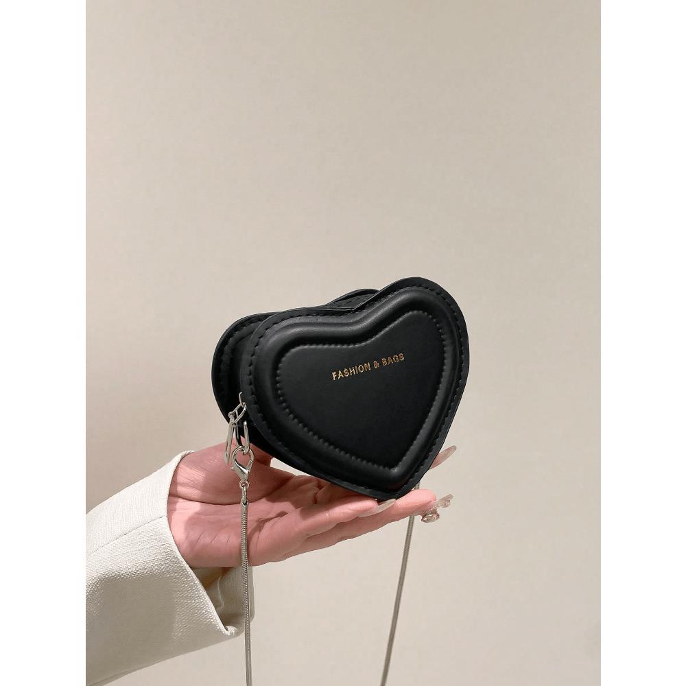 

Ультра маленькая сумка, женская сумка, нишевая цепочка, сумка Love, универсальная сумка-кроссбоди для женского шопинга, День святого Валентина чёрный