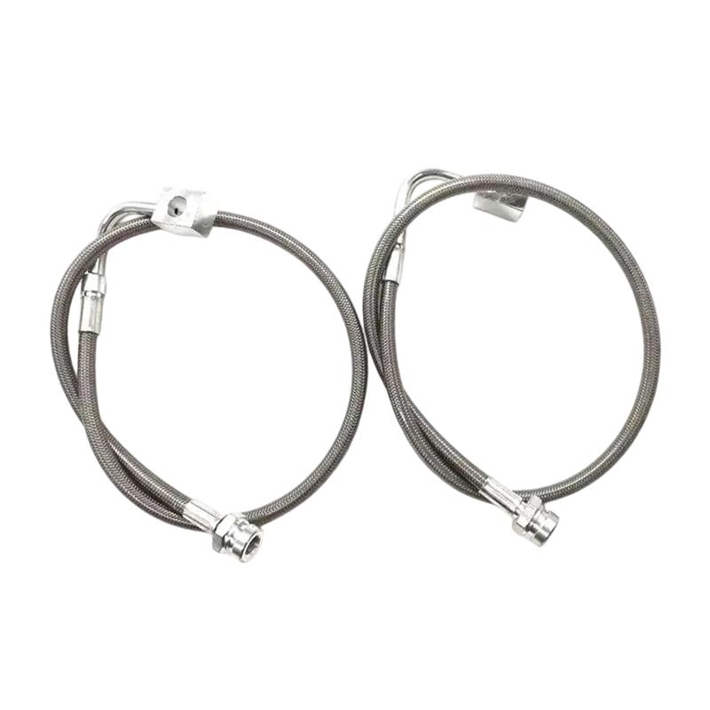 2PCS Rear Brake Lines Extended For 4-6in Lift For Jeep For Wrangler JK OEM 89708 Car Accessories