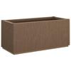 Garden Flower Box Brown 80 X 36 X 35 Cm PP