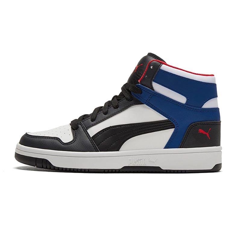 PUMA Rebound LayUp Black/Red/Blue Mid 369573-18