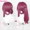 Hohe Qualität Kafka Synthetik Perücke Spiel HSR 43cm Lang Rose Lila Cosplay Anime Perücke Hitzebeständig Halloween Party Perücken + Perückenkappe