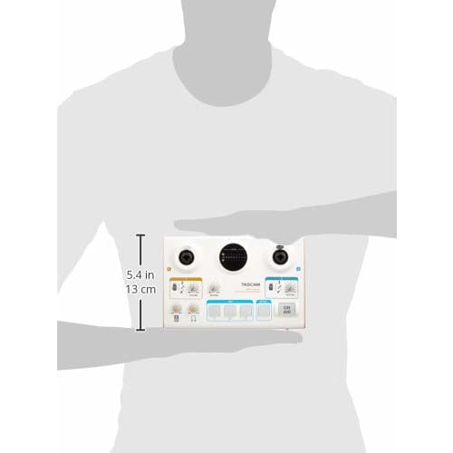 TASCAM MiNiSTUDIO CREATOR US-42W Podcast, Voice Effects, Sound Effects Playback, YouTube Streaming, Mixer, Gaming, Game Commentary, Karaoke