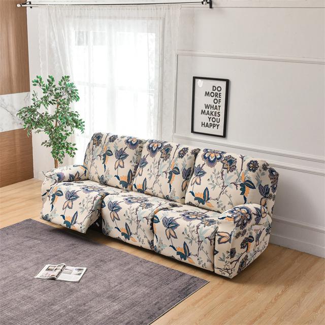 1/2/3 Sitzer Spandex Liegesofabezug Stretch Couchschutz für Wohnzimmer Relax Faul Sesselbezüge für Heimdekoration
