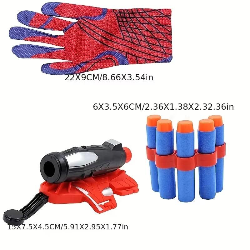 1pc Children's Toy Spider Web Launcher Spider Web Shooting Glove Set Creative Toys Suitable Children's Birthday Christmas Gifts