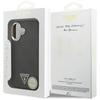 Guess 4G Triangle Logo MagSafe case for iPhone 17 black silver