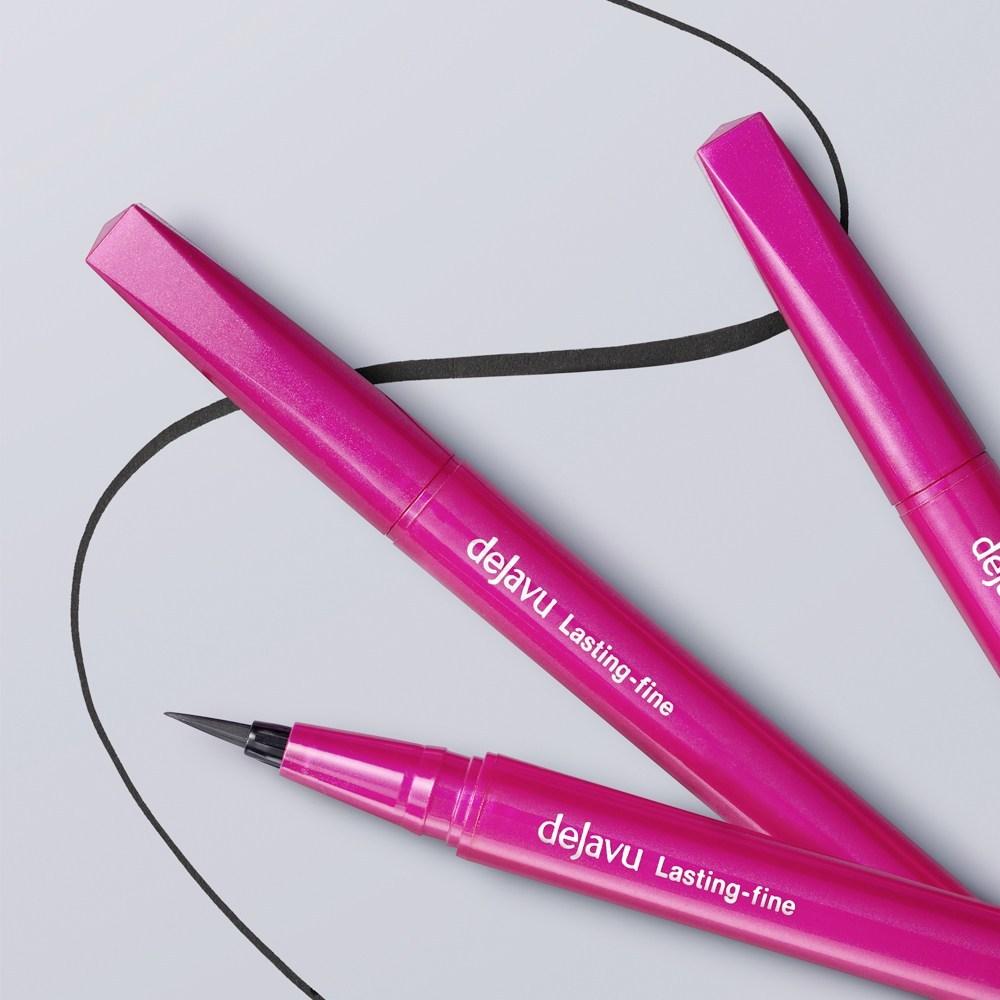 Dejavu Brush Pen Liquid Eyeliner 0.55ml, deep black, 1 piece