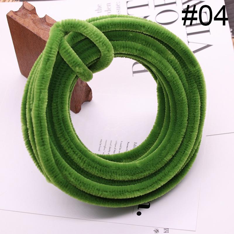 DIY Velvet Stick Flexible Handmade Twist for Hairpins Flowers Toys Wire Supplies