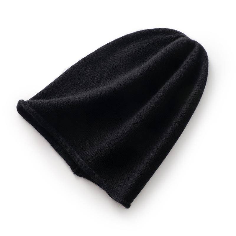 Wool Beanie Unisex Winter Slouch Hat Unisex Cashmere Cap Casual Knit Cashmere Hat For Casual Outing Winter Wear Outdoor
