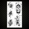 Realistische Sternbild Flügel Temporäre Tattoos Für Frauen Erwachsene Falsche Blumen Krone Kosmischer Tattoo Aufkleber Finger Sexy Kleine Tattoos