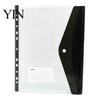 11 Hole Binder Pockets for A4 Binders, Plastic Expanding File Folders with Snap Closure & Transparent Label Slot, Durable Document Organizer Project