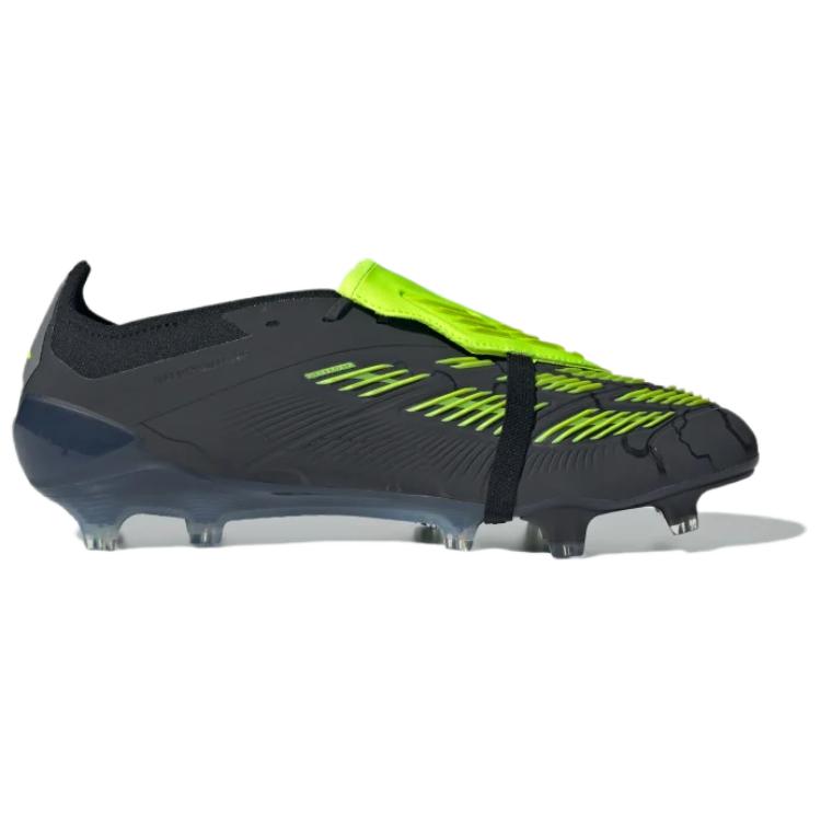Adidas #MerkyFC X Predator Elite Foldover Tongue FG Black Lucid Lemon Unisex Sneakers Core-Black Cloud-White ID8877