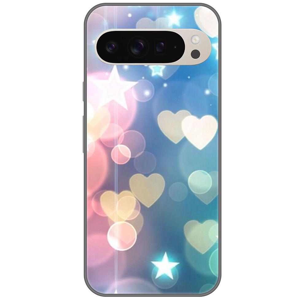 

Чехол для Pixel 9 Pixel9 Pro XL Черный Силиконовый Роскошный Задний Чехол для Pixel 9 Pro Полная защита Ударопрочный бампер Ультратонкий Pixel 9 Pro XL