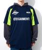 Oc 3R Soccer Layered Hoodie Jersey (Navy)